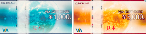 どなたにも喜ばれる「VJAギフトカード」